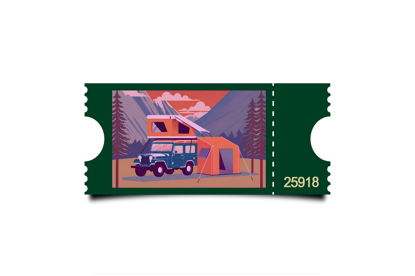 Boleto Ilustracion N 25918