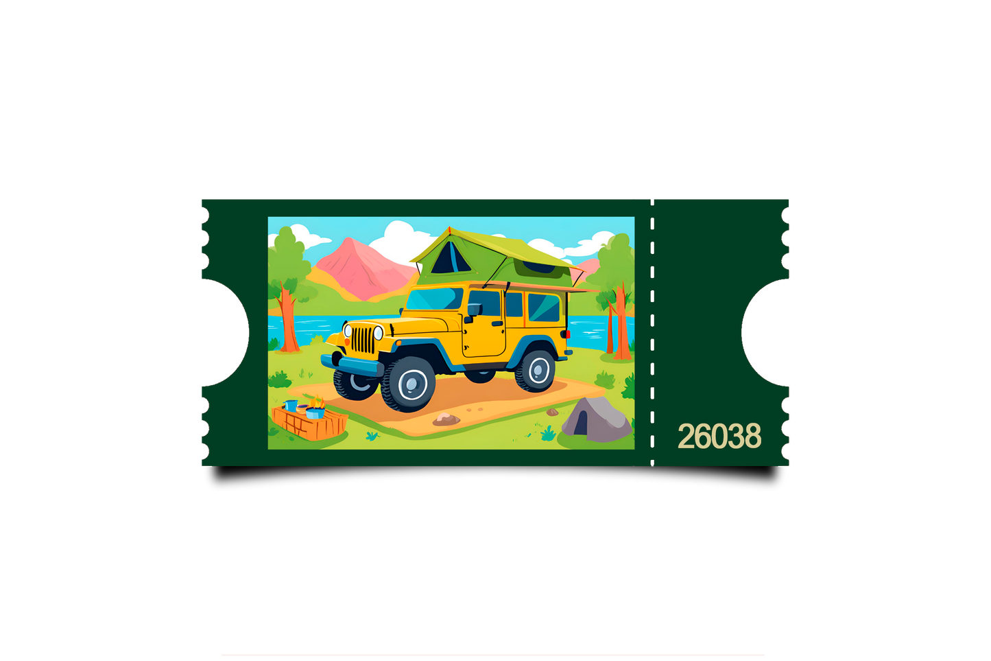 Boleto Ilustracion N 26038