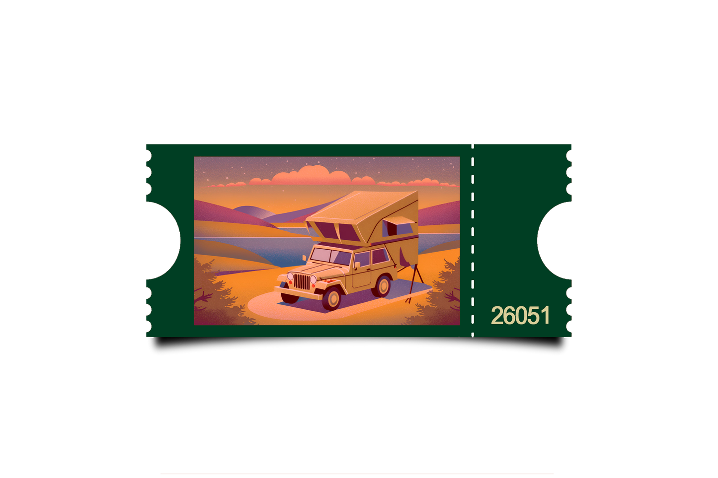 Boleto Ilustracion N 26051