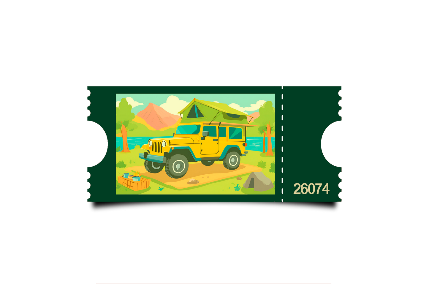 Boleto Ilustracion N 26074