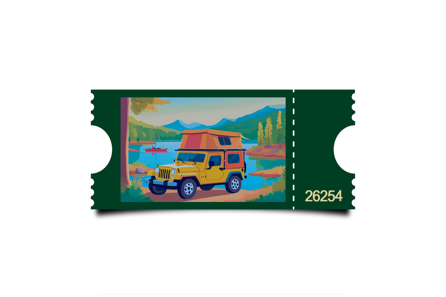 Boleto Ilustracion N 26254