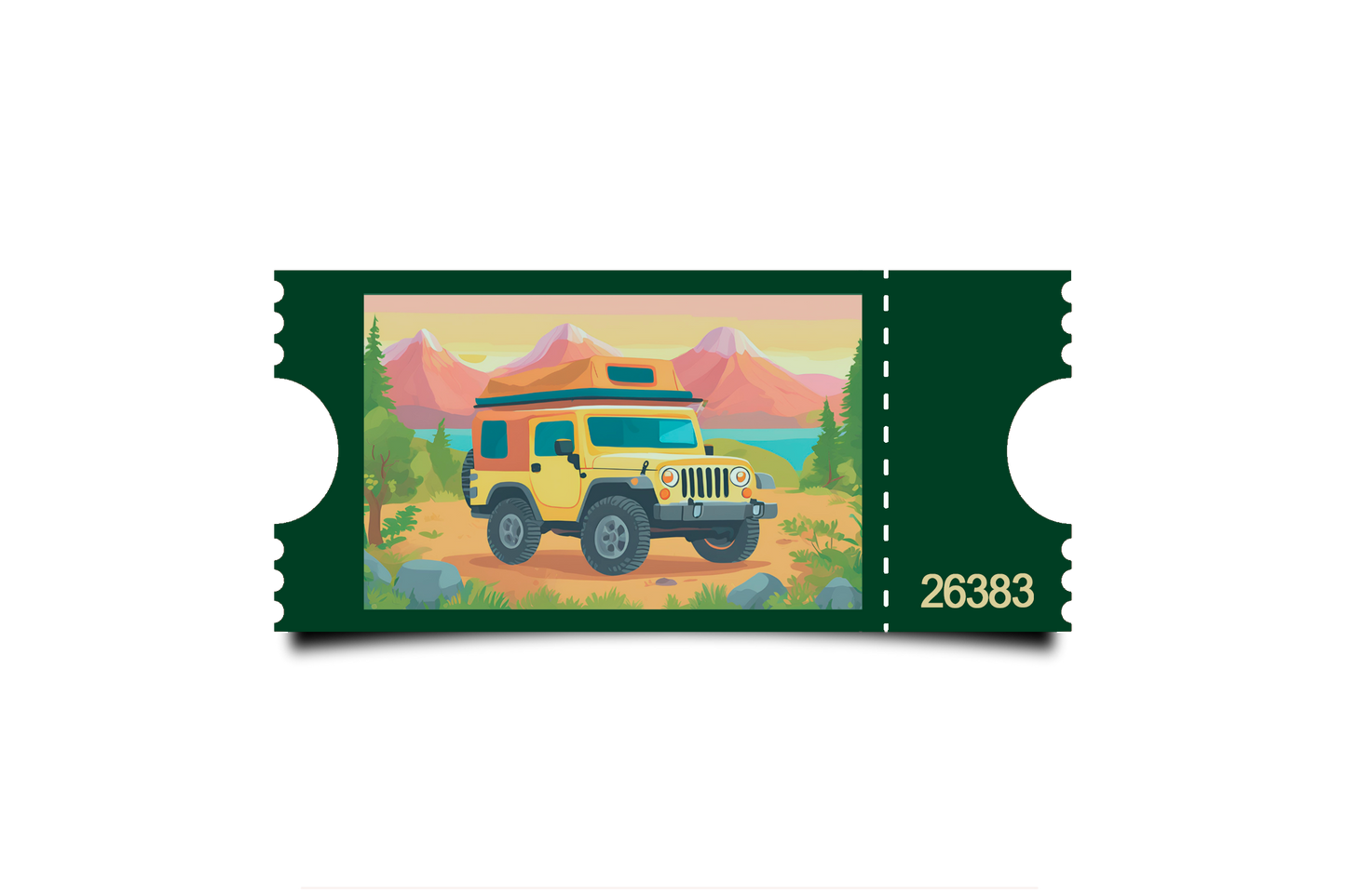 Boleto Ilustracion N 26383
