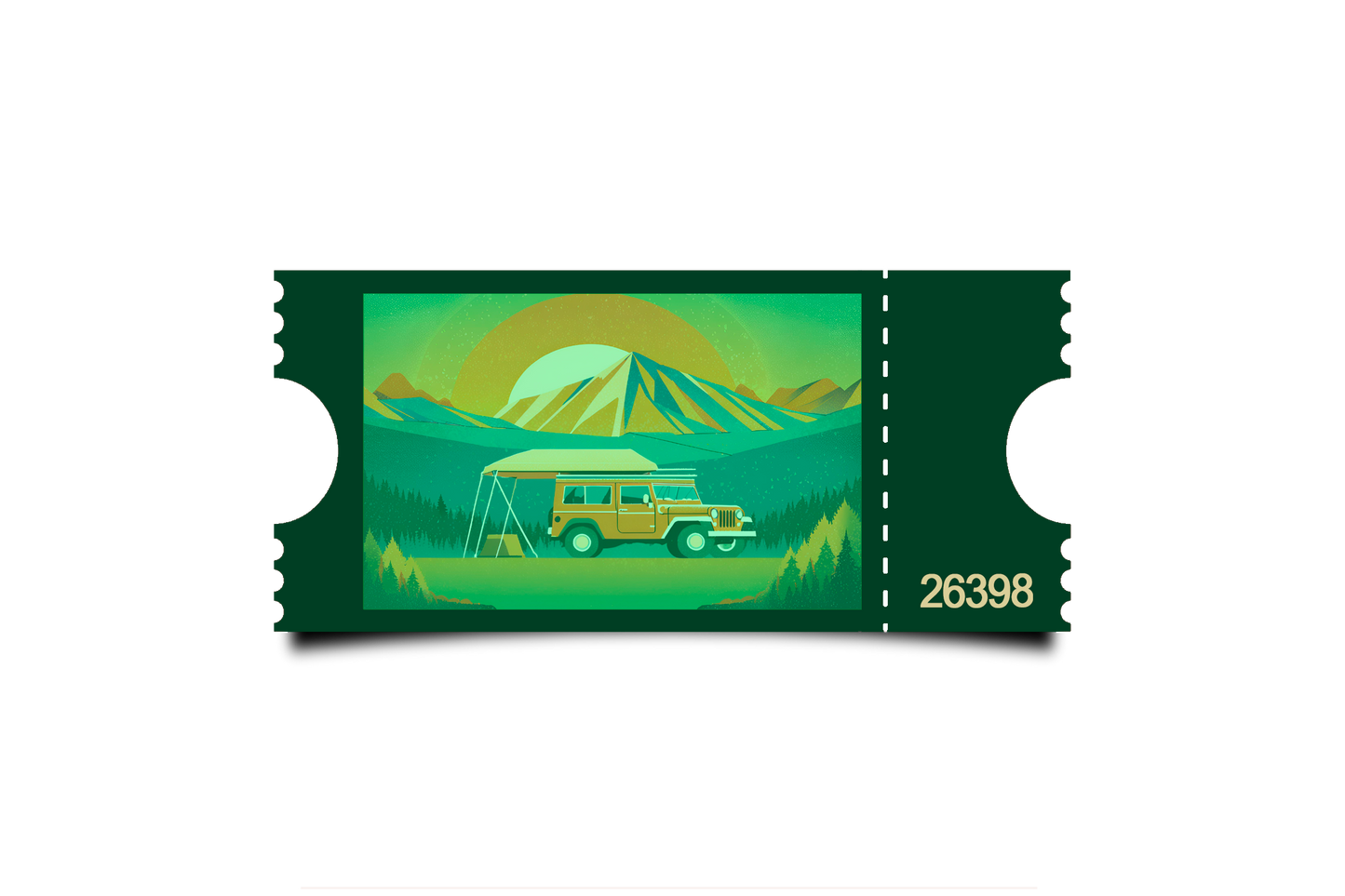 Boleto Ilustracion N 26398