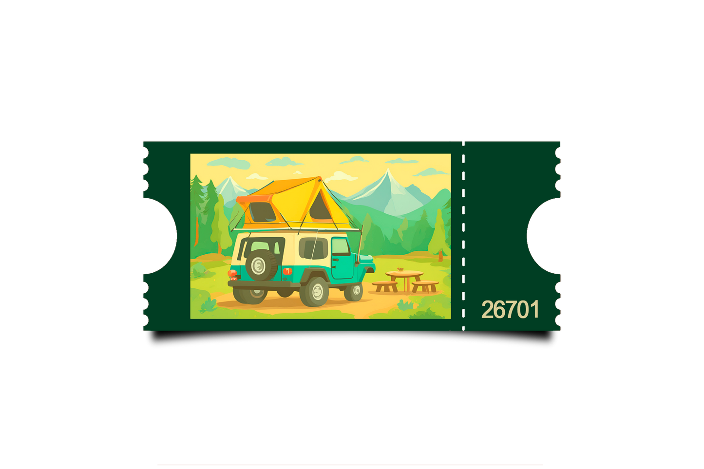 Boleto Ilustracion N 26701