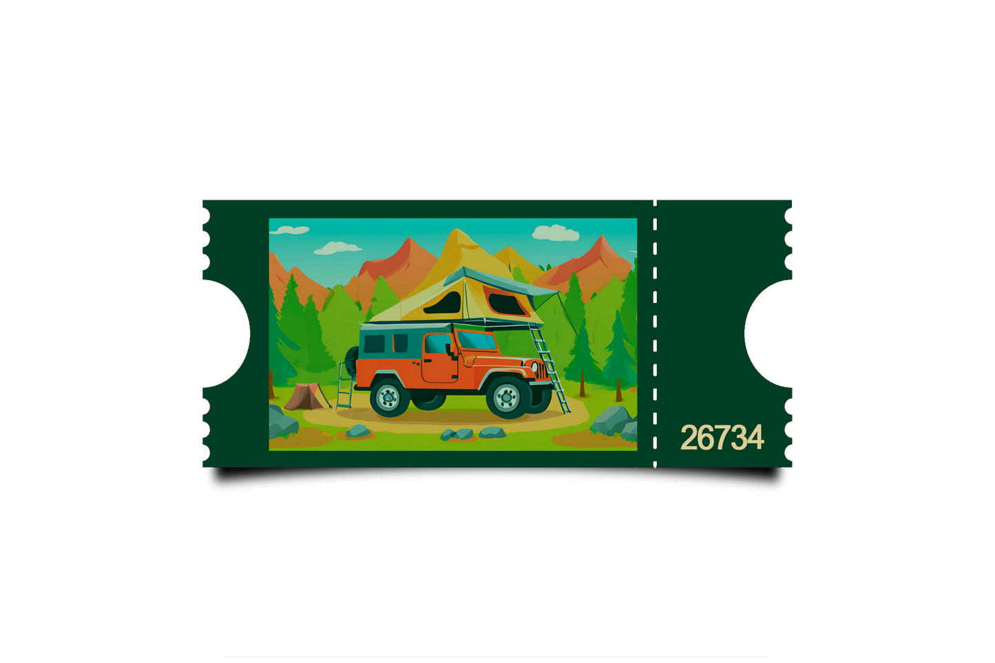 Boleto Ilustracion N 26734