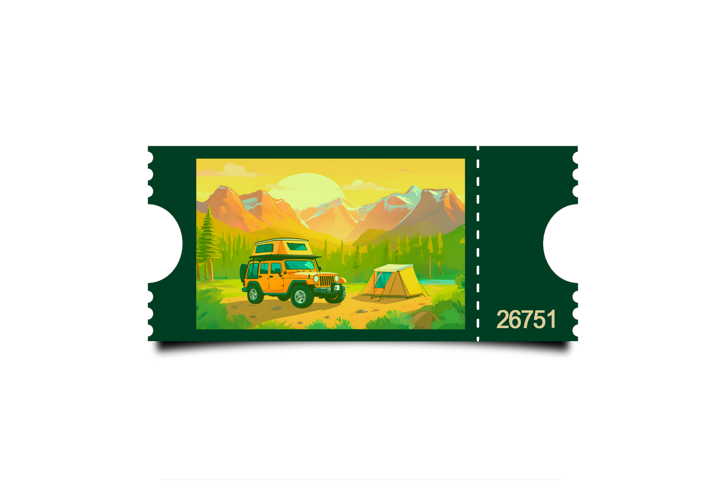 Boleto Ilustracion N 26751