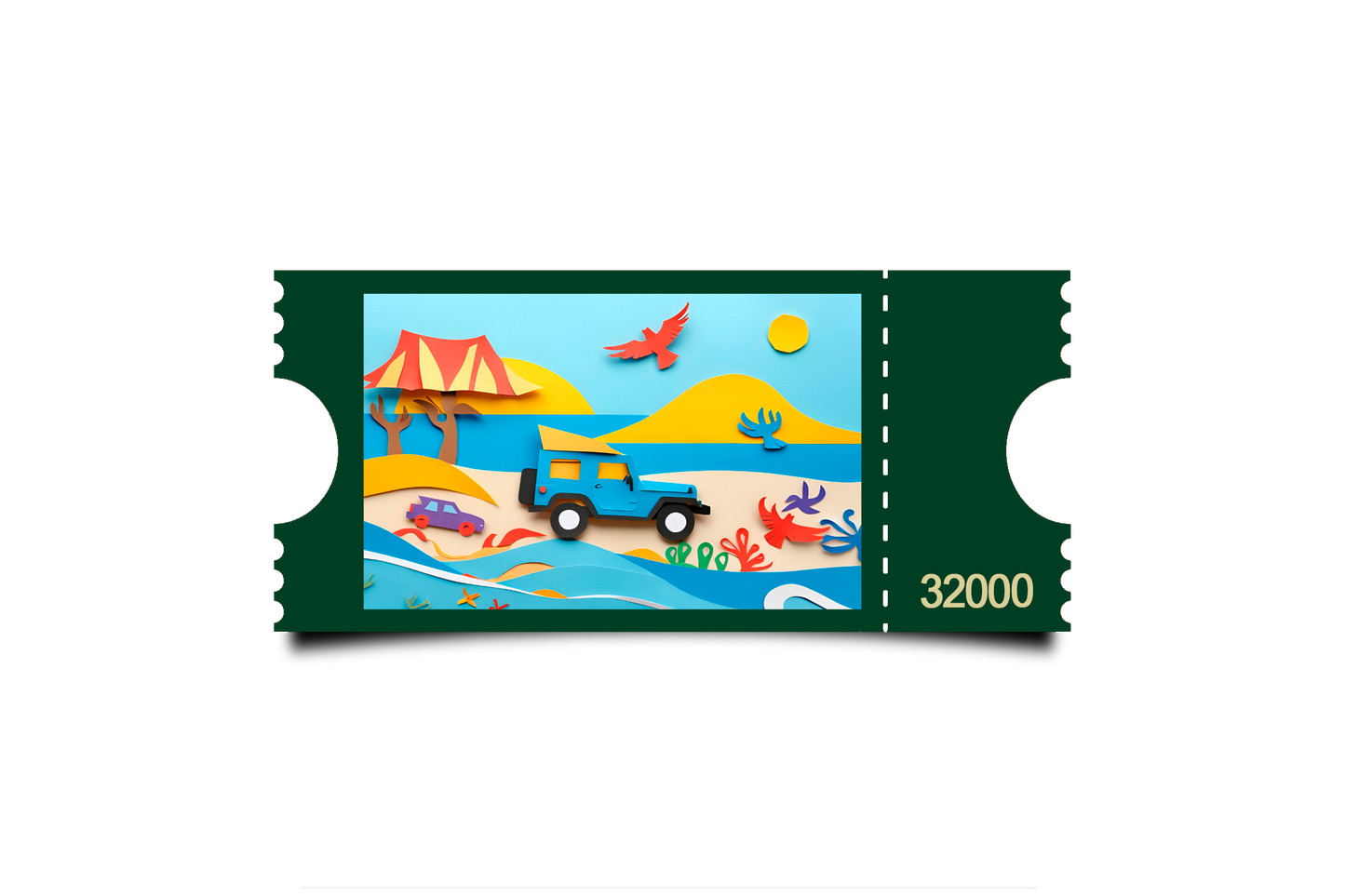 Boleto Ilustración N 32000