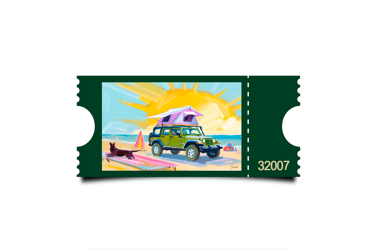 Boleto Ilustración N 32007