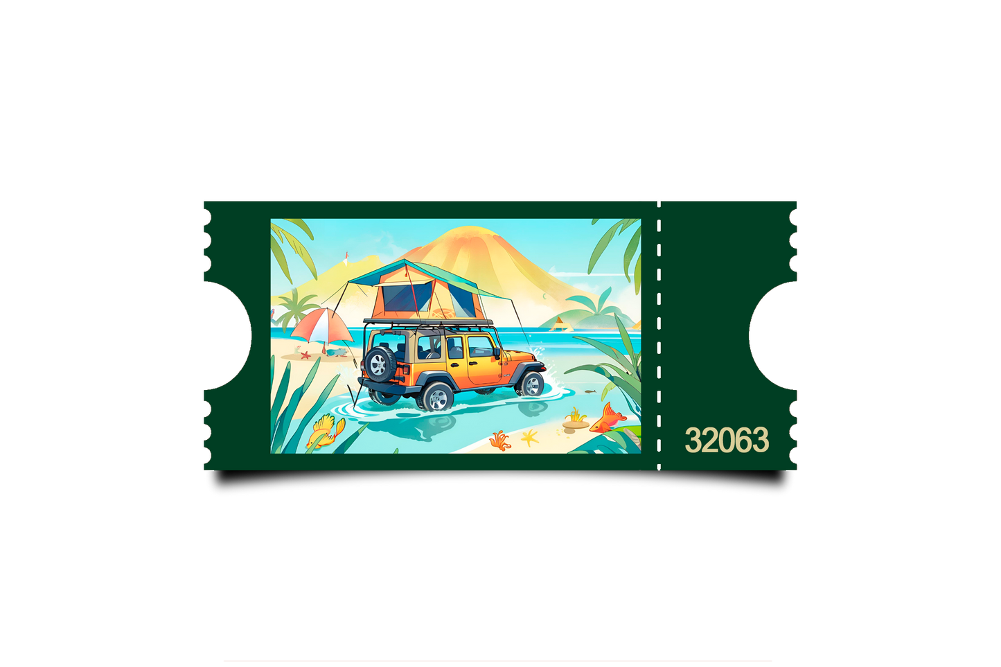 Boleto Ilustración N 32063