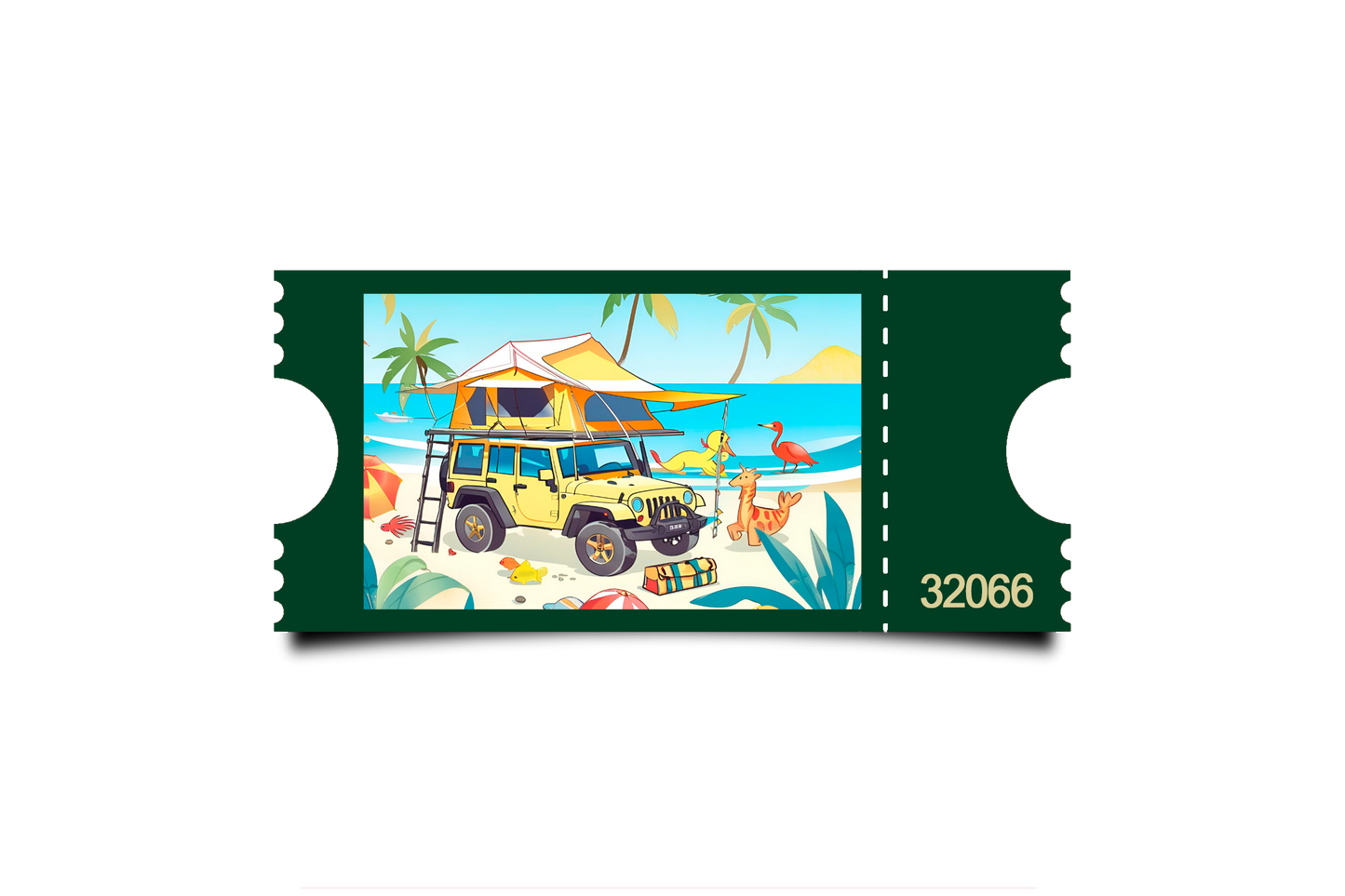 Boleto Ilustración N 32066