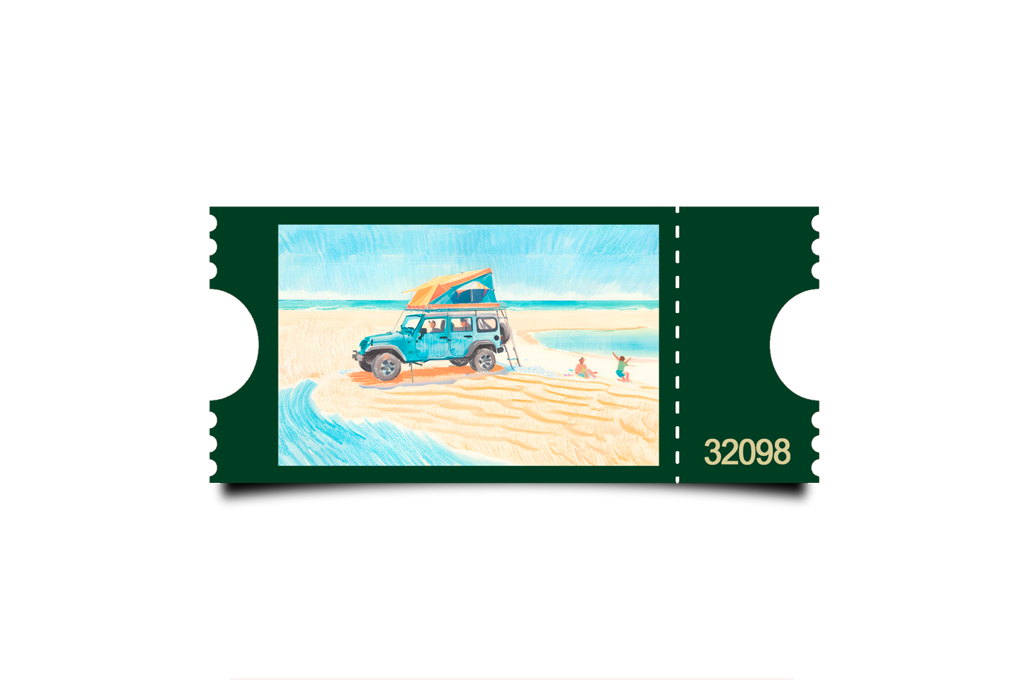 Boleto Ilustración N 32098