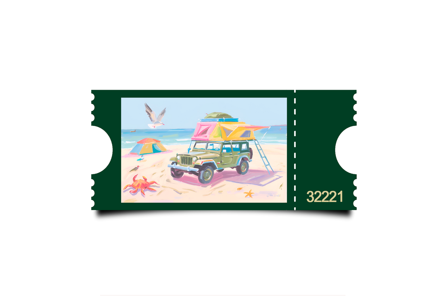 Boleto Ilustración N 32221