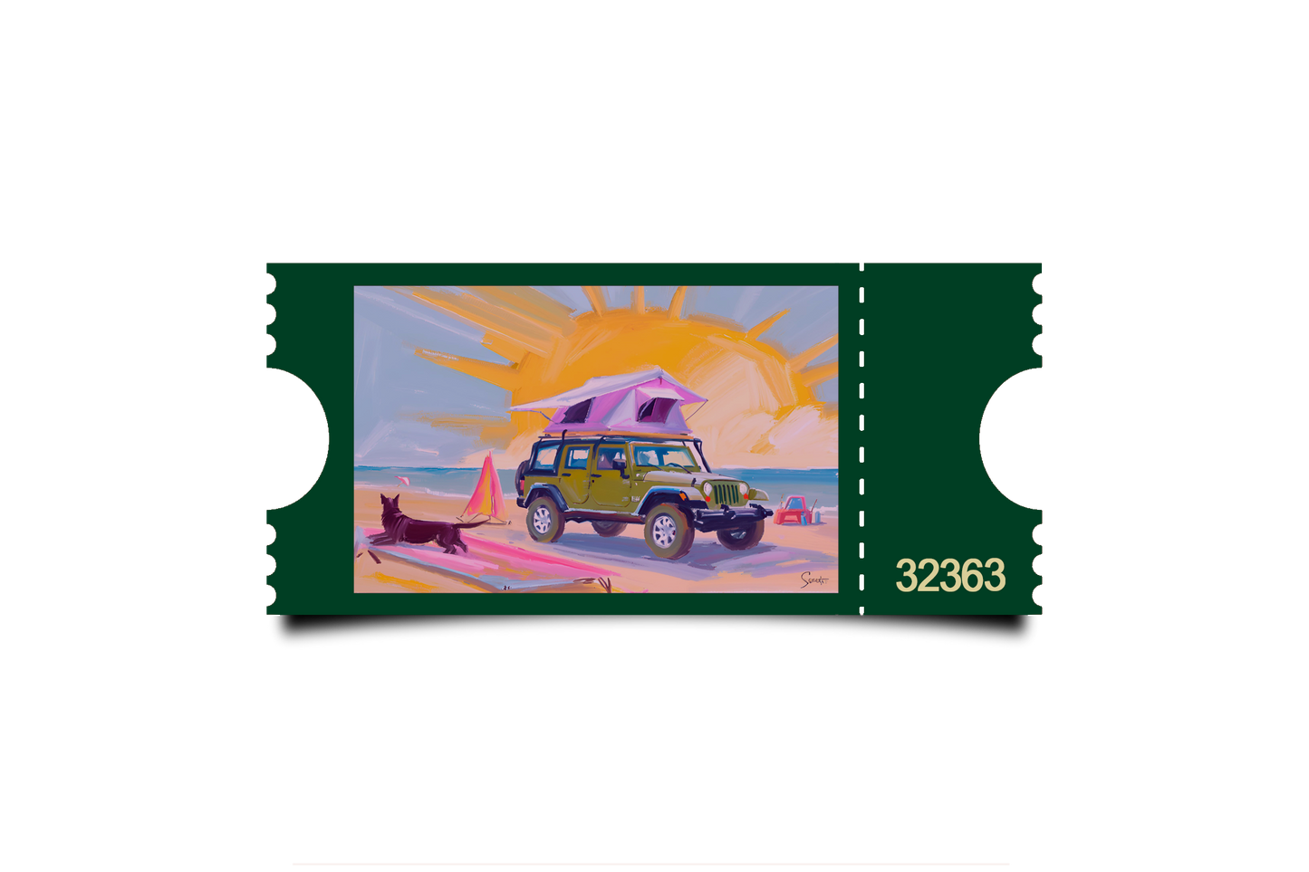 Boleto Ilustración N 32363