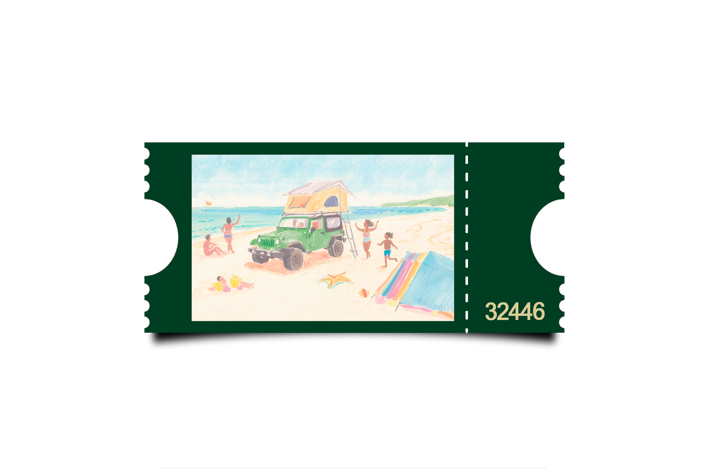 Boleto Ilustración N 32446