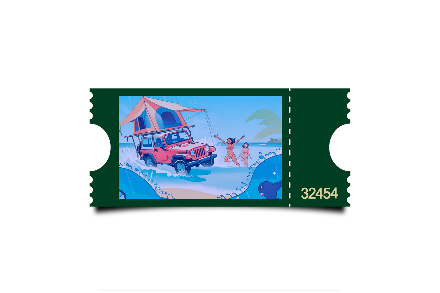 Boleto Ilustración N 32454