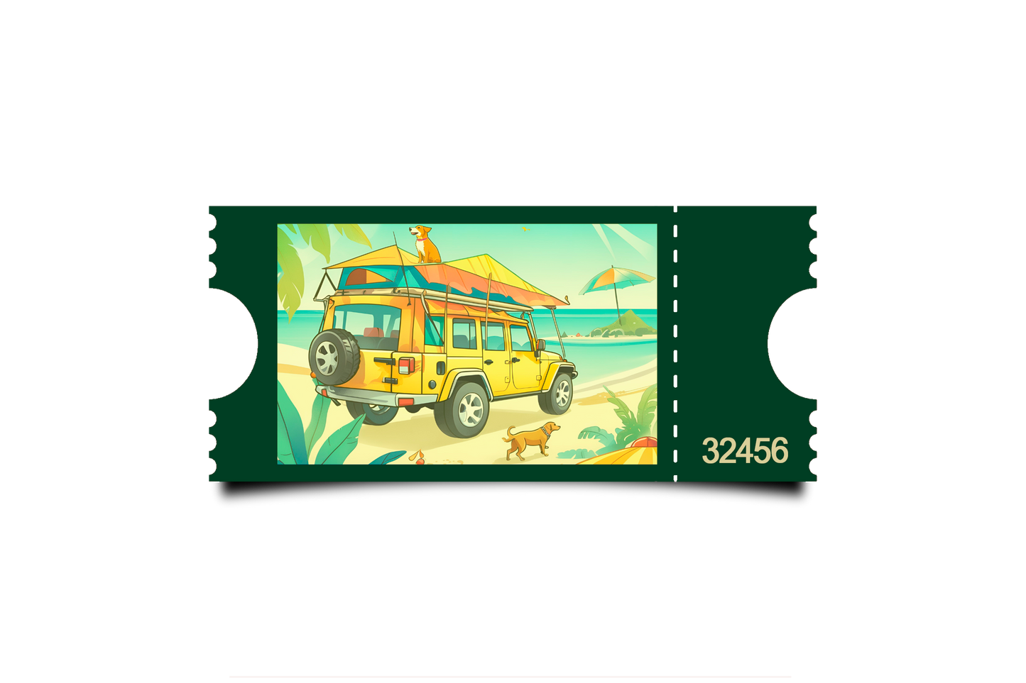 Boleto Ilustración N 32456