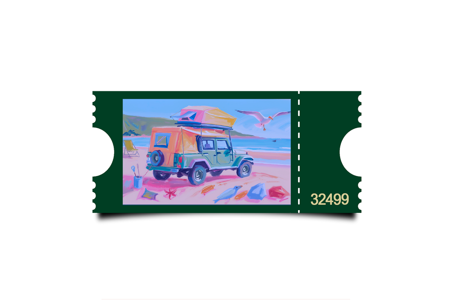 Boleto Ilustración N 32499