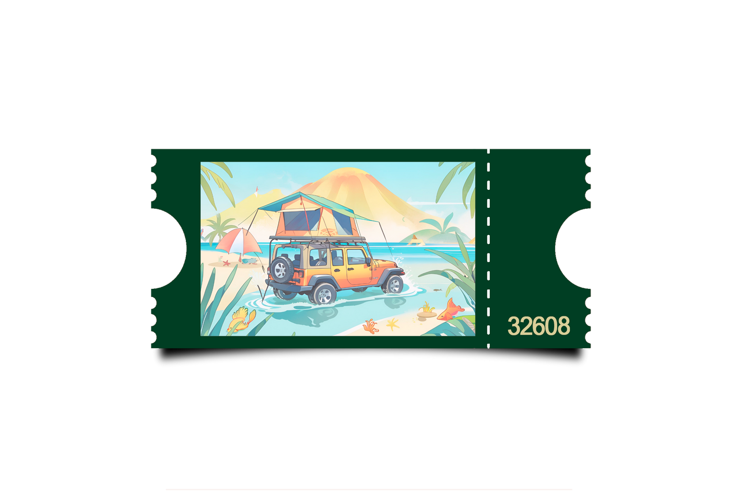 Boleto Ilustración N 32608