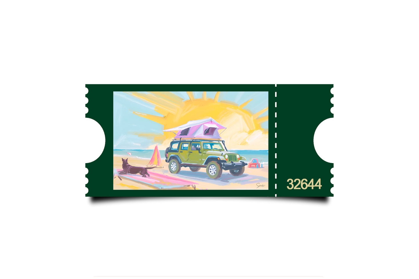 Boleto Ilustración N 32644
