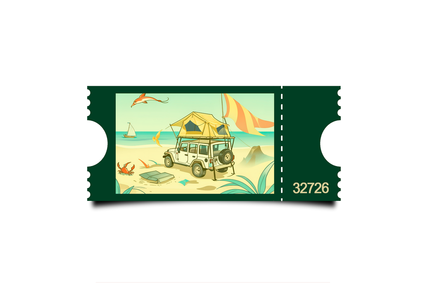 Boleto Ilustración N 32726