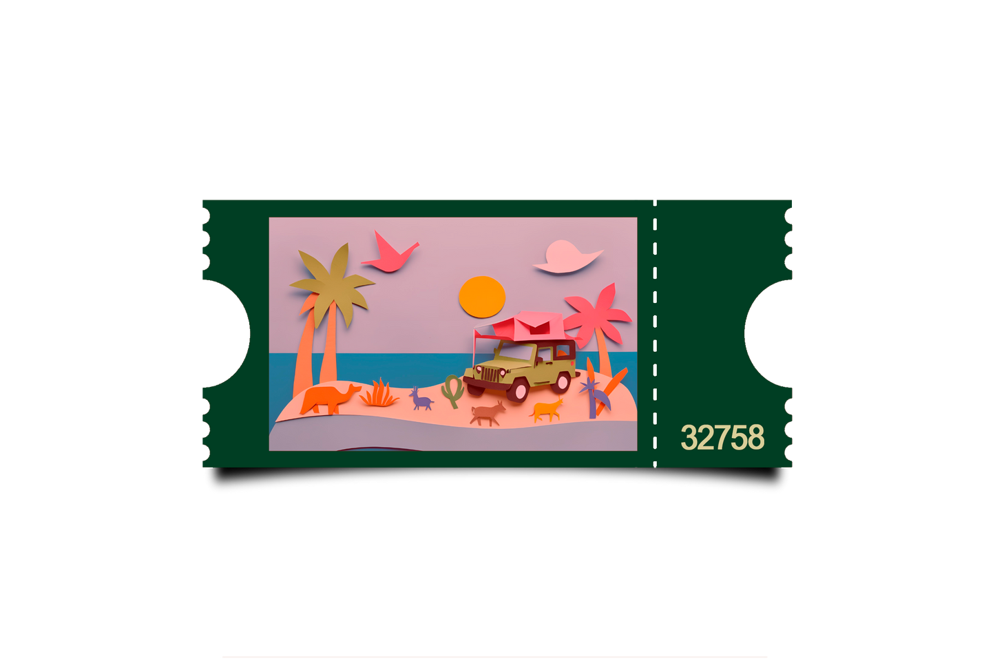 Boleto Ilustración N 32758