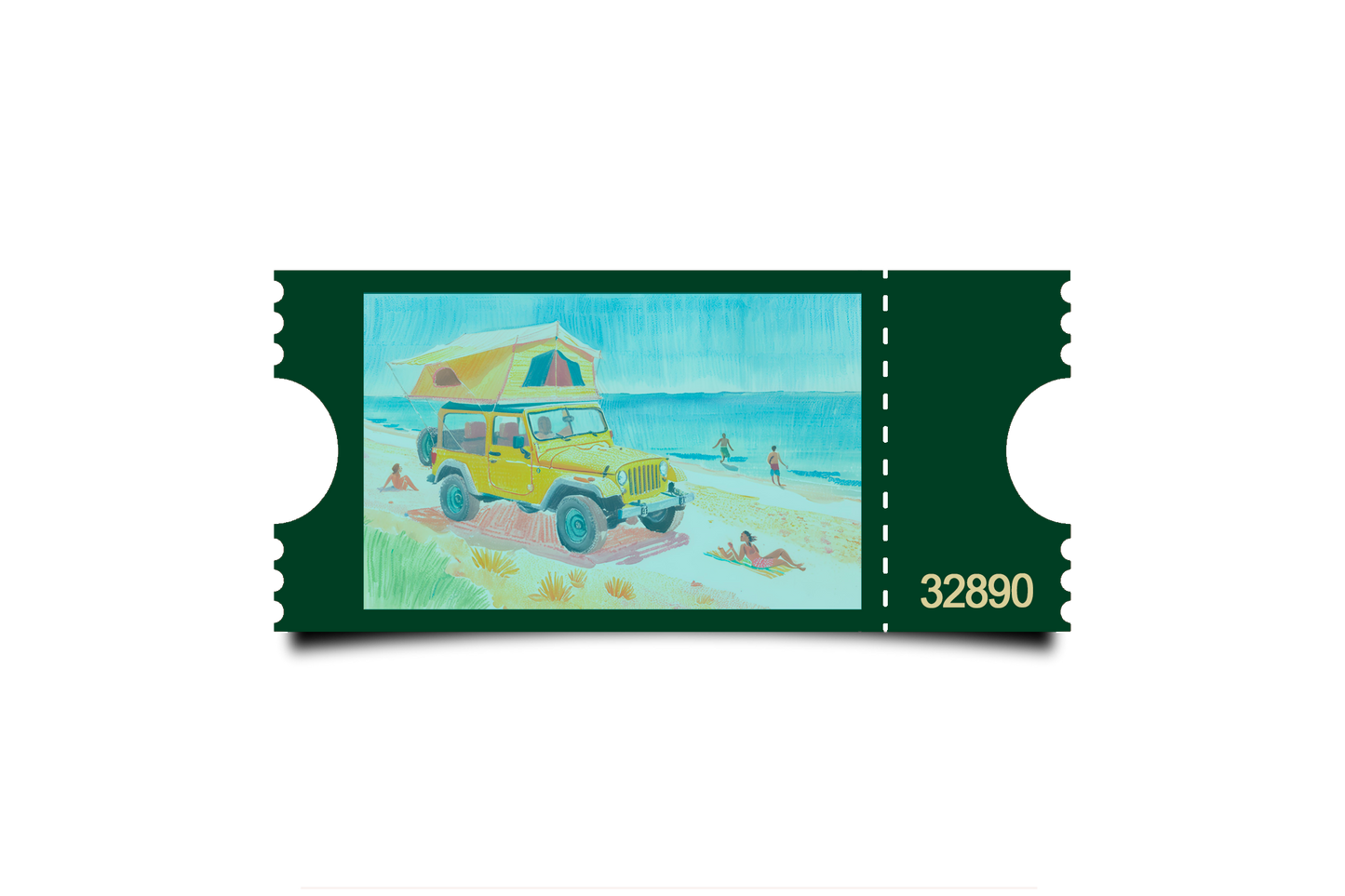 Boleto Ilustración N 32890
