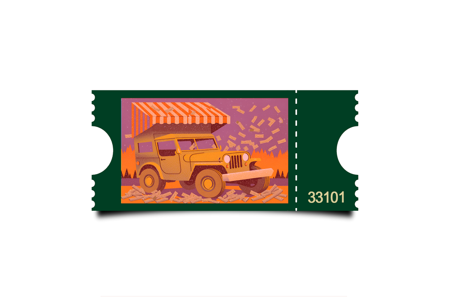 Boleto Ilustración N 33101