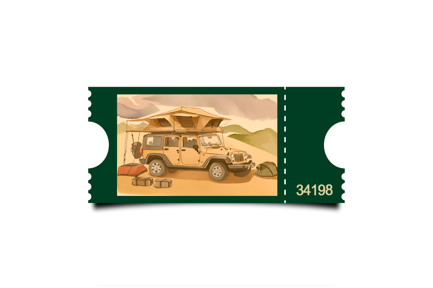 Boleto Ilustración N 34198