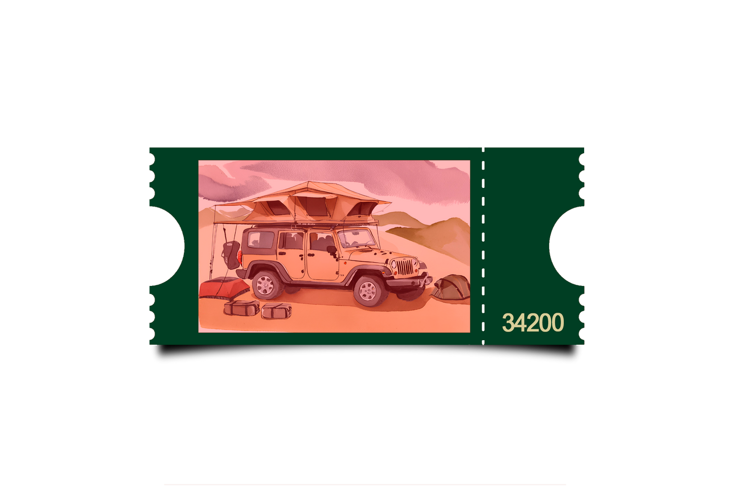 Boleto Ilustración N 34200