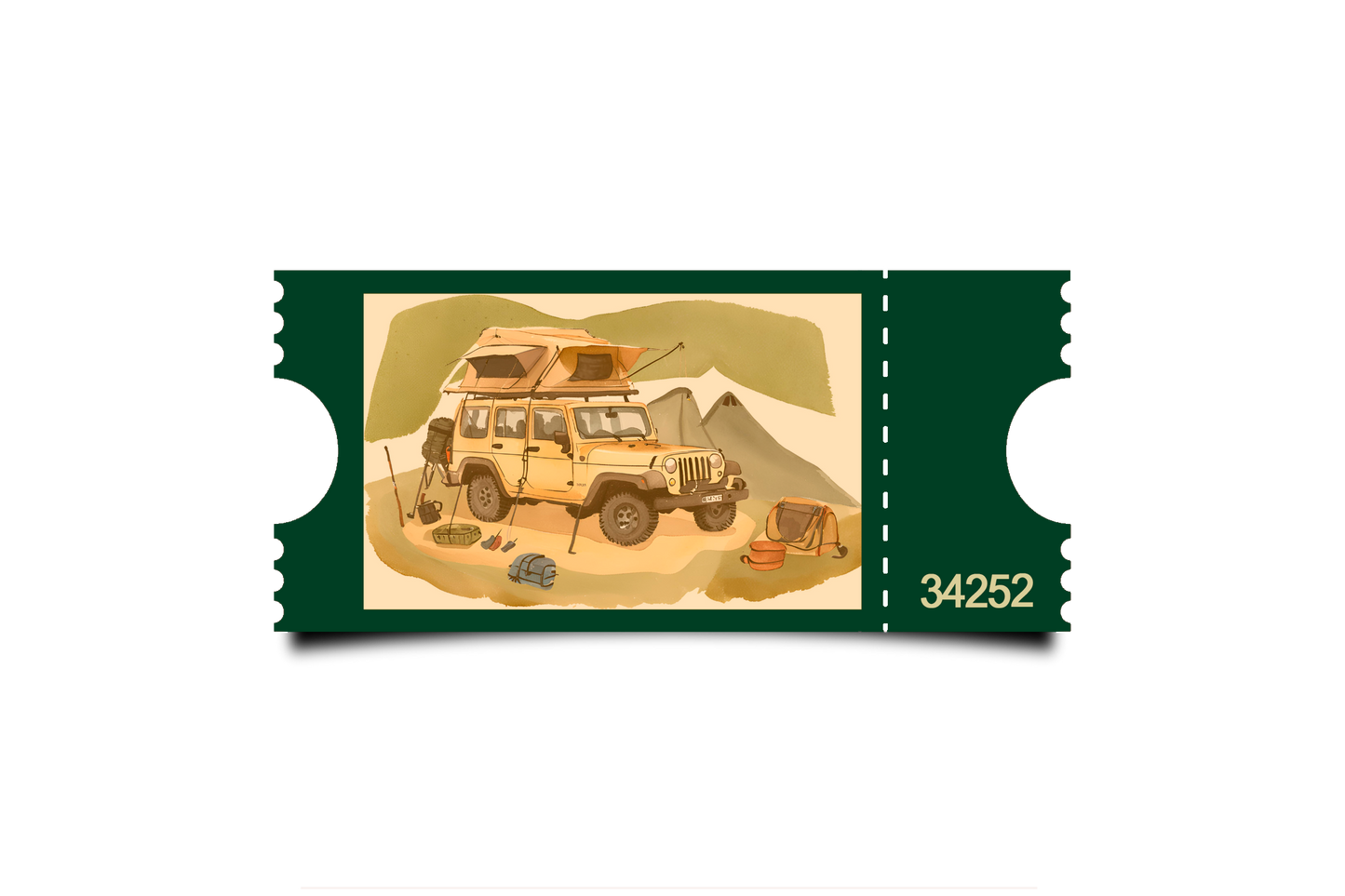 Boleto Ilustración N 34252