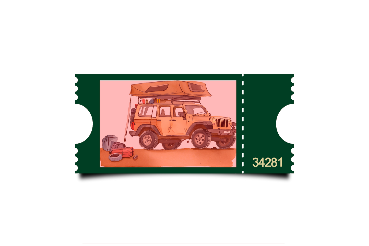 Boleto Ilustración N 34281
