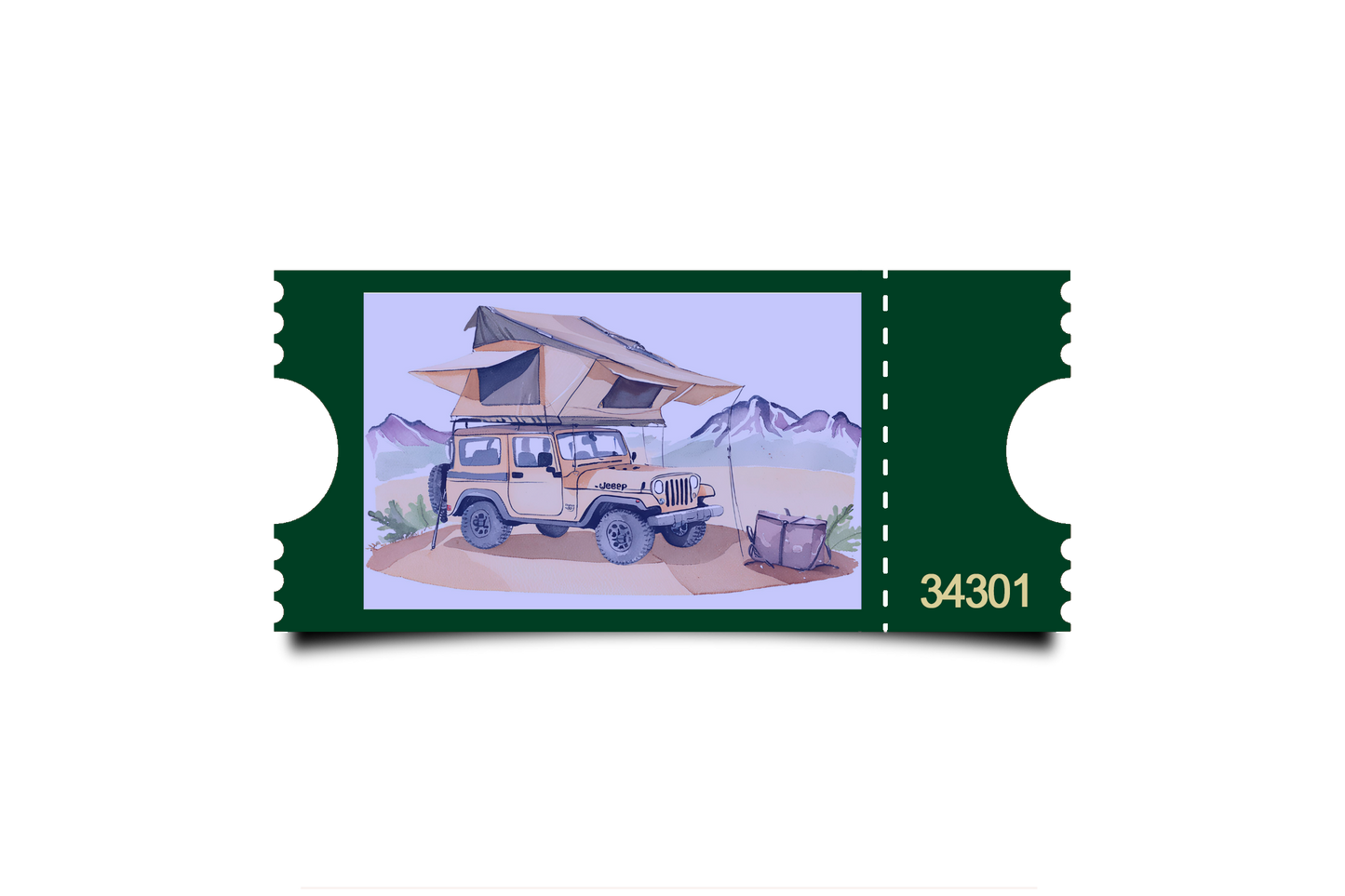 Boleto Ilustración N 34301