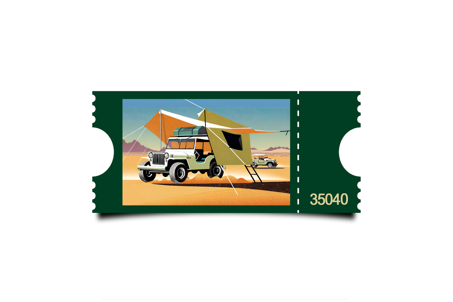 Boleto Ilustración N 35040