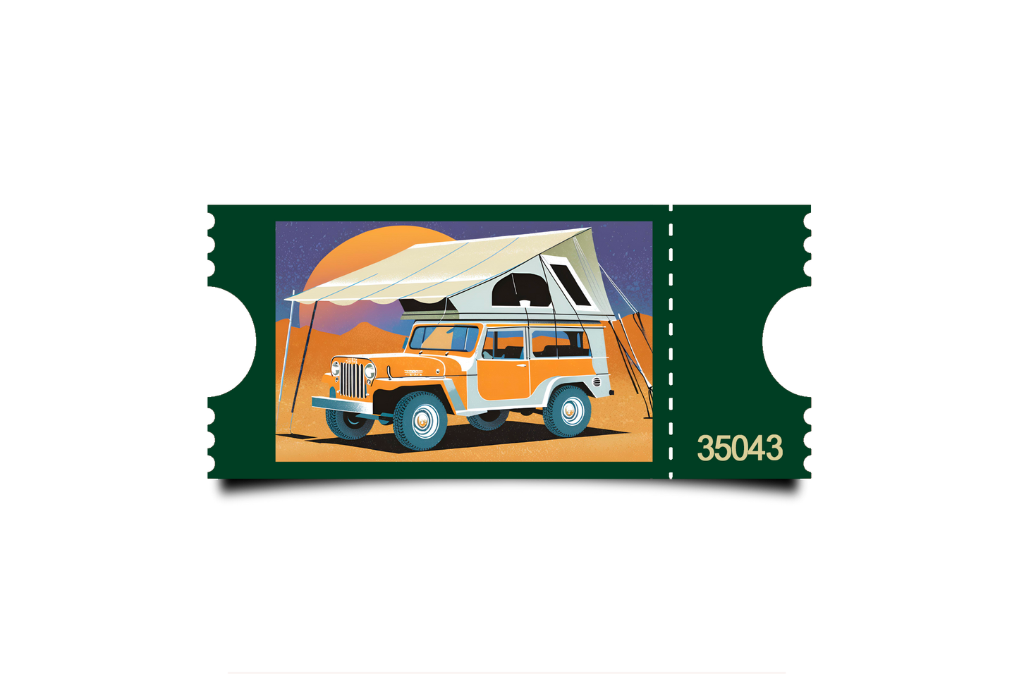 Boleto Ilustración N 35043