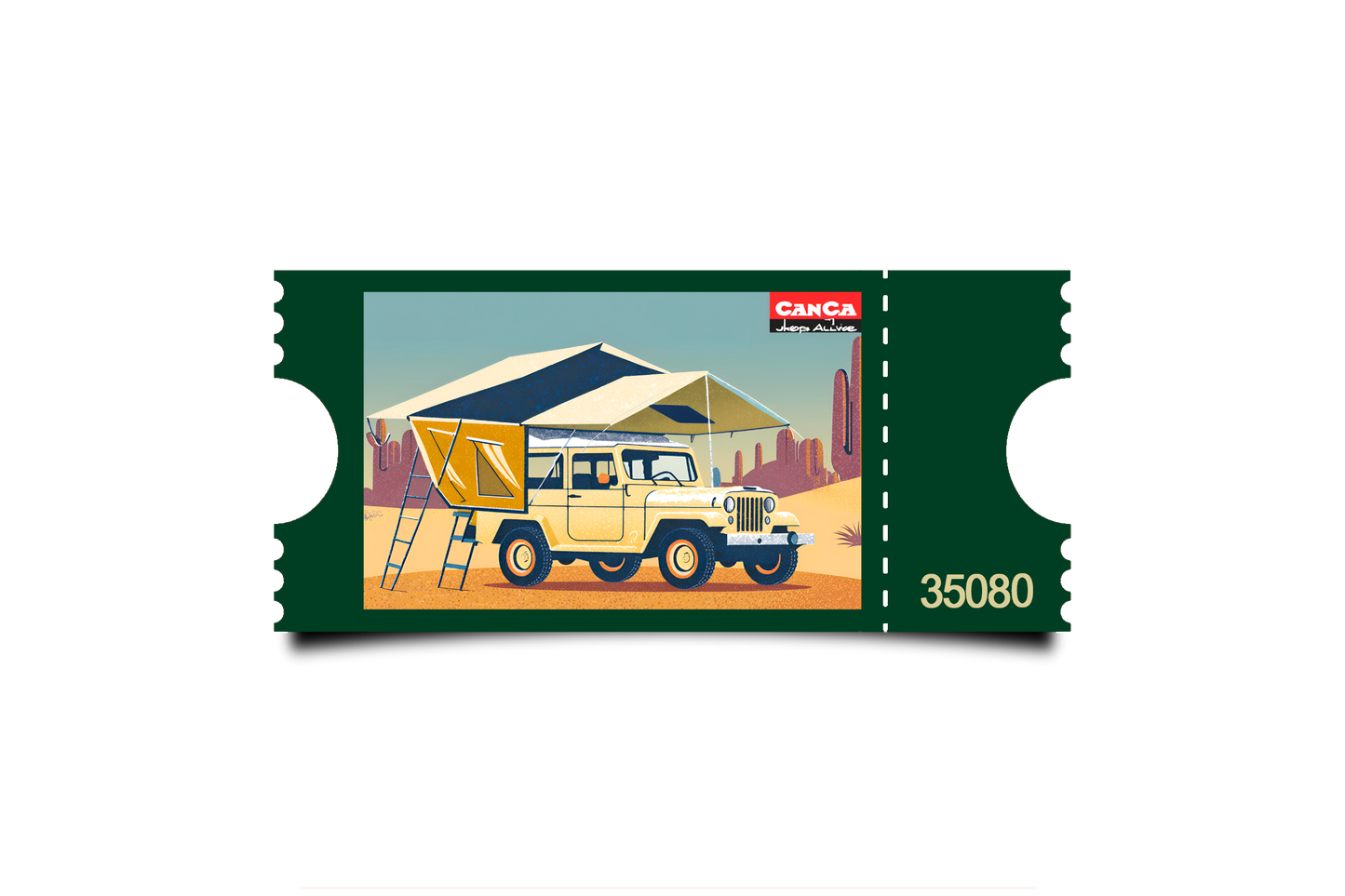 Boleto Ilustración N 35080