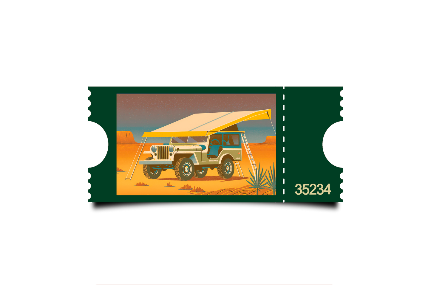 Boleto Ilustración N 35234