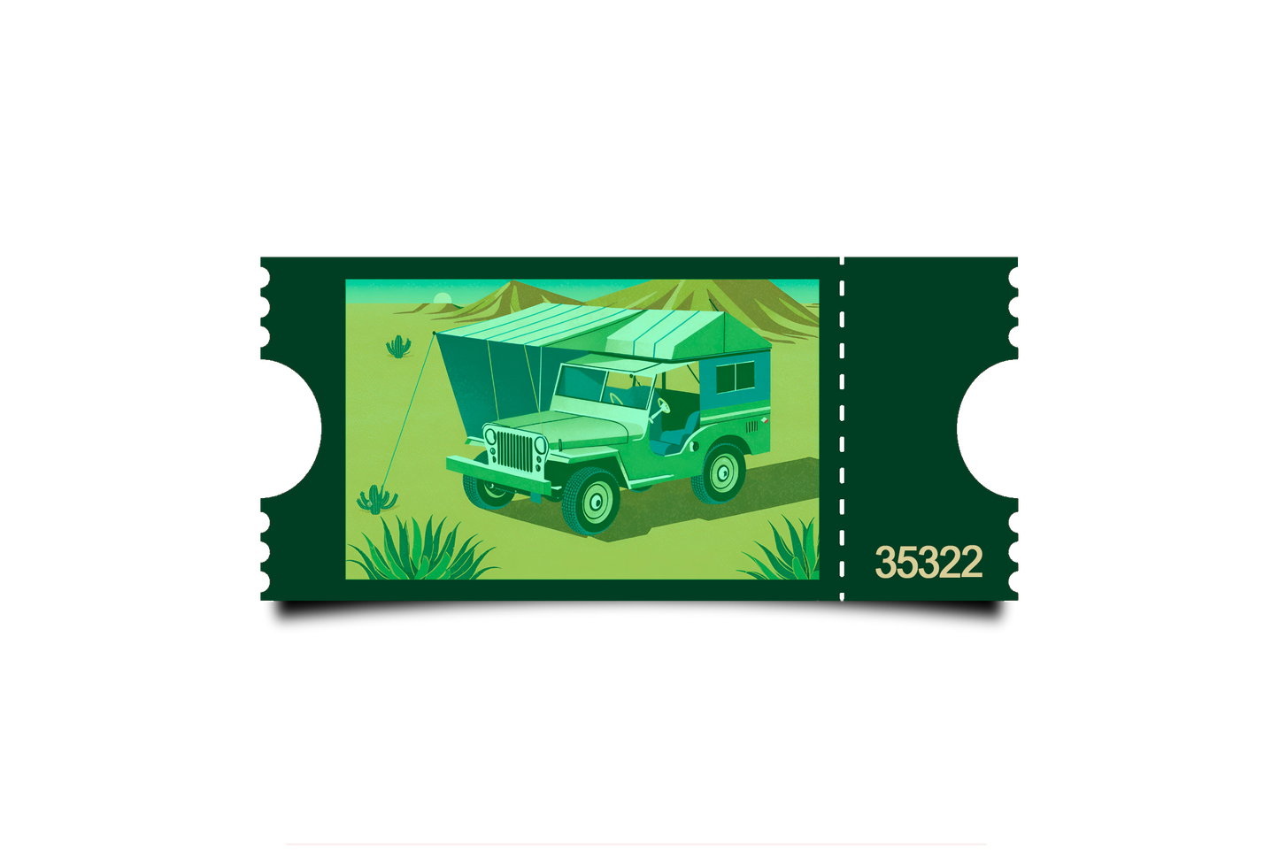 Boleto Ilustración N 35322